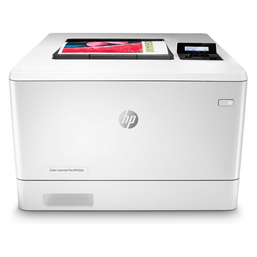 Принтер лазерный HP Color LaserJet Pro M454dn лазерный, цвет: белый [w1y44a]