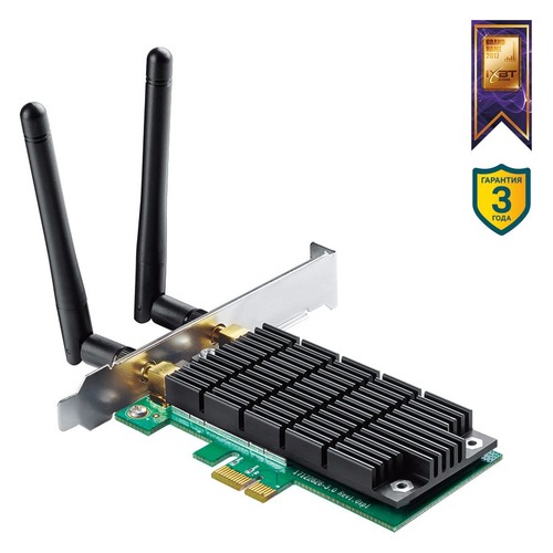 Сетевой адаптер WiFi TP-LINK Archer T4E PCI Express