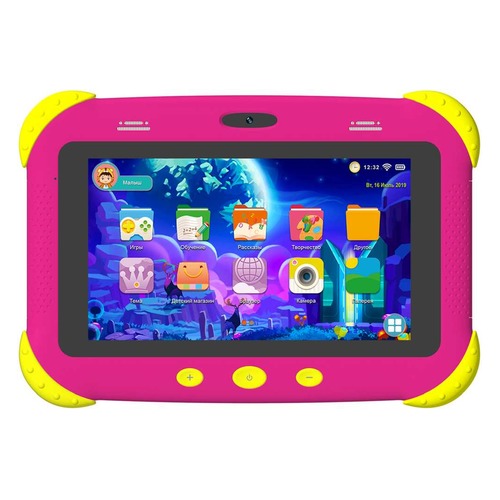 Детский планшет DIGMA Citi Kids 32Gb, Wi-Fi, 3G, Android 9.0, розовый