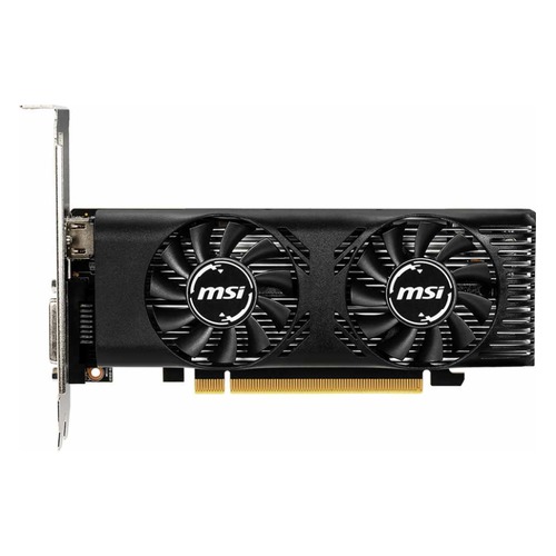 Видеокарта MSI nVidia GeForce GTX 1650 , GTX 1650 4GT LP OC, 4Гб, GDDR5, Low Profile, OC, Ret