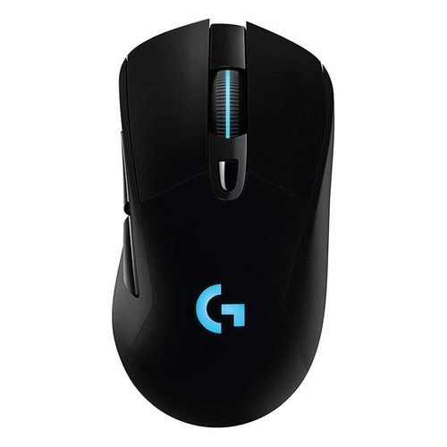 Мышь LOGITECH G703 LightSpeed (Hero), игровая, оптическая, беспроводная, USB, черный [910-005640]