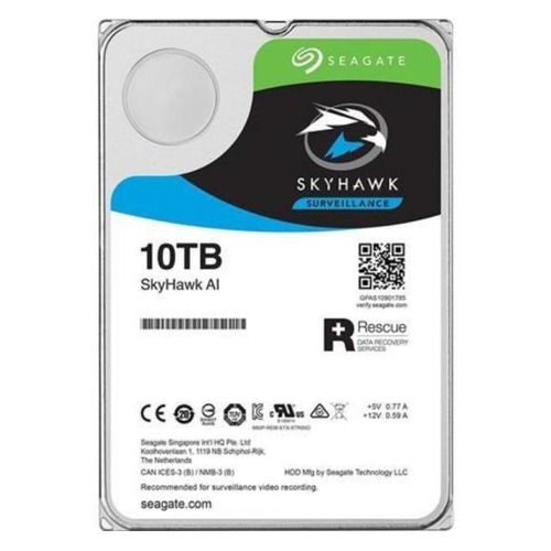 Жесткий диск SEAGATE SkyHawkAI ST10000VE0008, 10Тб, HDD, SATA III, 3.5"