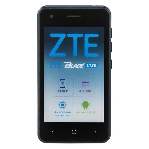 Смартфон ZTE L130 8Gb, синий