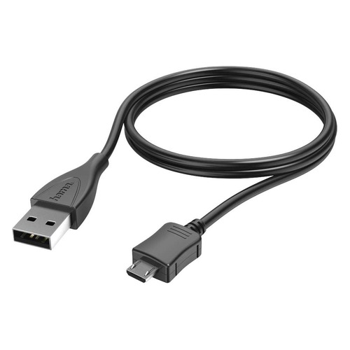 Кабель HAMA 00173891, USB A (m), micro USB B (m), 1м, черный