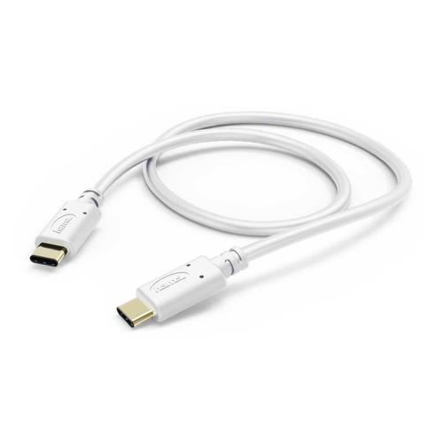 Кабель HAMA 00183330, USB Type-C (m), USB Type-C (m), 1м, белый