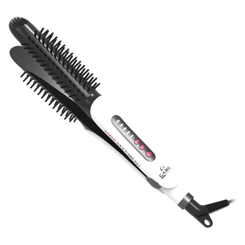 Выпрямитель для волос GA.MA Innova Multi Brush, белый и черный [gi0501]