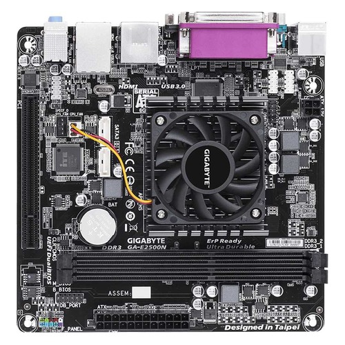 Материнская плата GIGABYTE GA-E2500N, mini-ITX, Ret