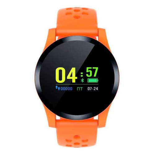 Смарт-часы SMARTERRA Zen, 0.96", оранжевый / оранжевый [smzorg]
