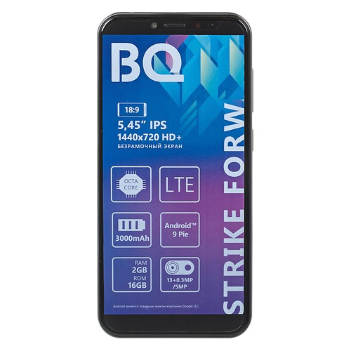 Смартфон BQ Strike Forward 16Gb, 5528L, серый