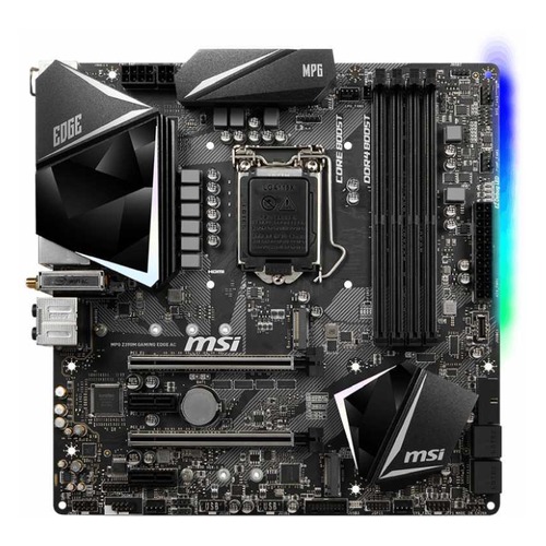 Материнская плата MSI MPG Z390M GAMING EDGE AC, LGA 1151v2, Intel Z390, mATX, Ret