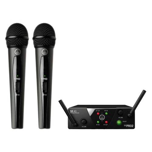 Радиосистема AKG WMS40 Mini2 Vocal Set BD US25A/C беспровод. черный