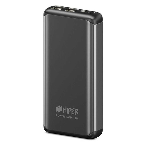 Внешний аккумулятор (Power Bank) HIPER MS20000 Space Gray, 20000мAч, графит