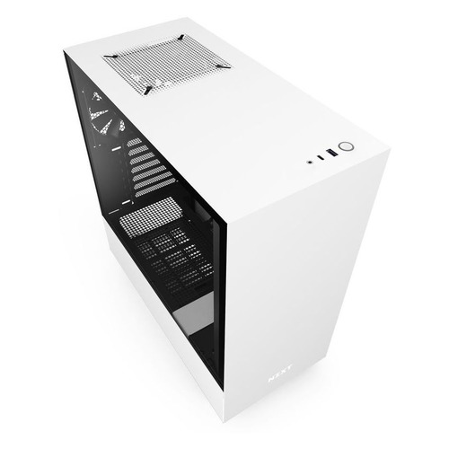 Корпус ATX NZXT H510 CA-H510B-W1, Midi-Tower, без БП, белый