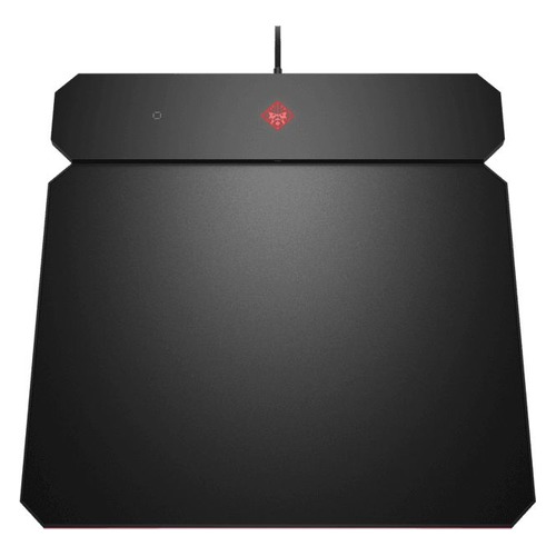 Коврик для мыши HP OMEN Outpost Mousepad, Medium, с системой беспроводной зарядки черный [6cm14aa]