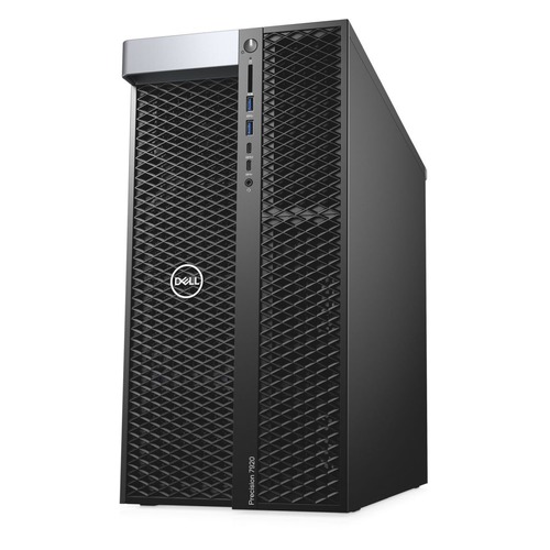 Рабочая станция DELL Precision T7920, Intel Xeon Silver 4210, DDR4 32Гб, 512Гб(SSD), DVD-RW, Windows 10 Professional, черный [7920-7111]