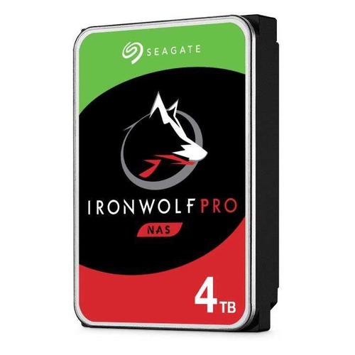 Жесткий диск SEAGATE Ironwolf Pro ST4000NE001, 4Тб, HDD, SATA III, 3.5"