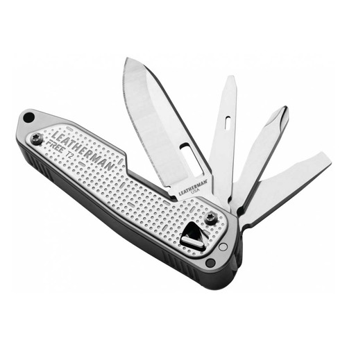 Мультитул LEATHERMAN Free T2, 8 функций, серебристый [832682]