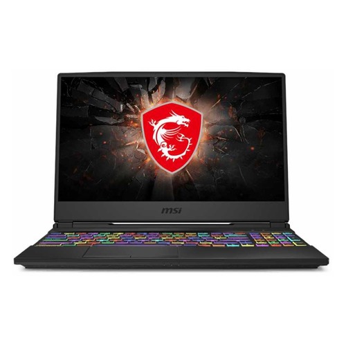 Ноутбук MSI GL65 9SCK-012RU, 15.6", IPS, Intel Core i7 9750H 2.6ГГц, 8Гб, 512Гб SSD, nVidia GeForce GTX 1650 - 4096 Мб, Windows 10, 9S7-16U412-012, черный