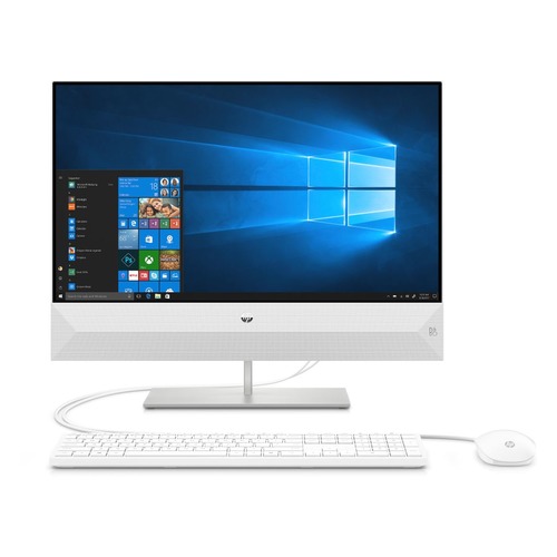 Моноблок HP Pavilion 24-xa0049ur, 23.8", Intel Core i3 9100T, 8Гб, 256Гб SSD, NVIDIA GeForce MX230 - 2048 Мб, Windows 10, белый [7kf31ea]