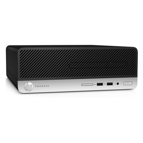 Компьютер HP ProDesk 400 G6, Intel Core i3 9100, DDR4 4Гб, 1000Гб, Intel UHD Graphics 630, DVD-RW, Windows 10 Professional, черный [7el86ea]