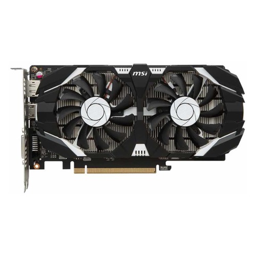 Видеокарта MSI nVidia GeForce GTX 1050TI , GTX 1050 Ti 4GT OCV1, 4Гб, GDDR5, Ret