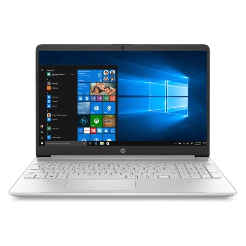 Ноутбук HP 15s-fq0026ur, 15.6", Intel Core i3 8145U 2.1ГГц, 8Гб, 16Гб Intel Optane, 256Гб SSD, Intel UHD Graphics 620, Windows 10, 7PW79EA, серебристый