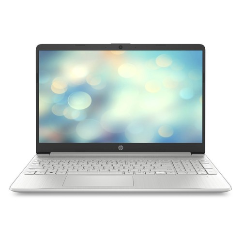 Ноутбук HP 15s-fq0028ur, 15.6", IPS, Intel Core i5 8265U 1.6ГГц, 8Гб, 256Гб SSD, Intel UHD Graphics 620, Free DOS, 7PW83EA, серебристый