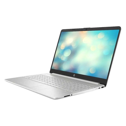 Ноутбук HP 15s-fq0034ur, 15.6", Intel Core i3 7020U 2.3ГГц, 4Гб, 256Гб SSD, Intel HD Graphics 620, Windows 10, 7WD94EA, серебристый