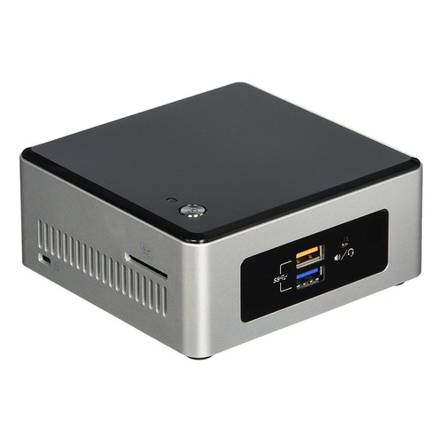 Неттоп IRU NUC 111, Intel Celeron N3050, DDR3L 4Гб, 60Гб(SSD), Intel HD Graphics, CR, Windows 10 Professional, черный и серебристый [1173511]