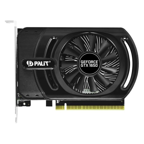 Видеокарта PALIT nVidia GeForce GTX 1650 , PA-GTX1650 STORMX+ OC 4G, 4Гб, GDDR5, OC, Ret [ne51650s1bg1-1170f]