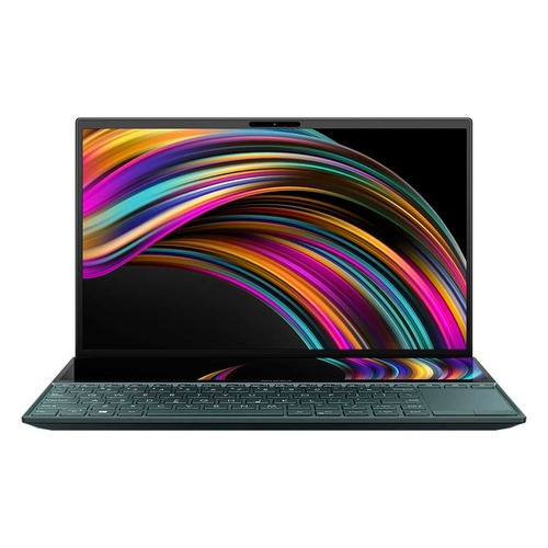 Ультрабук ASUS ZenBook Duo UX481FL-BM024TS, 14", IPS, Intel Core i5 10210U 1.6ГГц, 16Гб, 512Гб SSD, nVidia GeForce MX250 - 2048 Мб, Windows 10, 90NB0P61-M01510, темно-синий