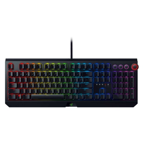 Клавиатура RAZER BlackWidow Elite Yellow Switch, USB, c подставкой для запястий, черный [rz03-02622700-r3r1]