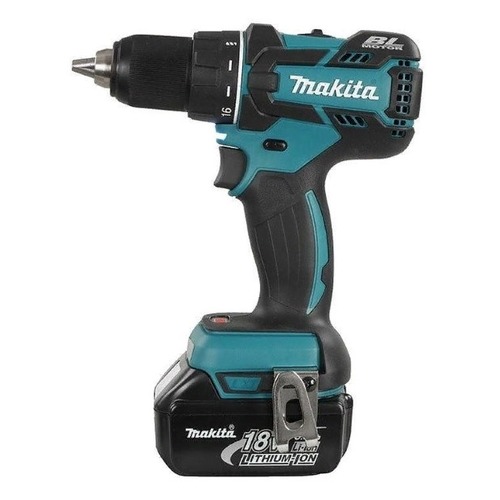 Дрель-шуруповерт MAKITA DDF480RME, 4Ач, с двумя аккумуляторами