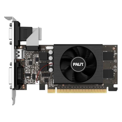 Видеокарта PALIT nVidia GeForce GT 710 , PA-GT710-1GD5, 1Гб, GDDR5, Low Profile, Bulk [ne5t7100hd06-2081f]