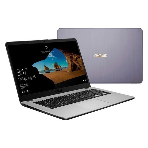 Ноутбук ASUS VivoBook X505ZA-BQ074, 15.6", IPS, AMD Ryzen 5 2500U 2.0ГГц, 8Гб, 256Гб SSD, AMD Radeon Vega 8, Endless, 90NB0I11-M13440, серый