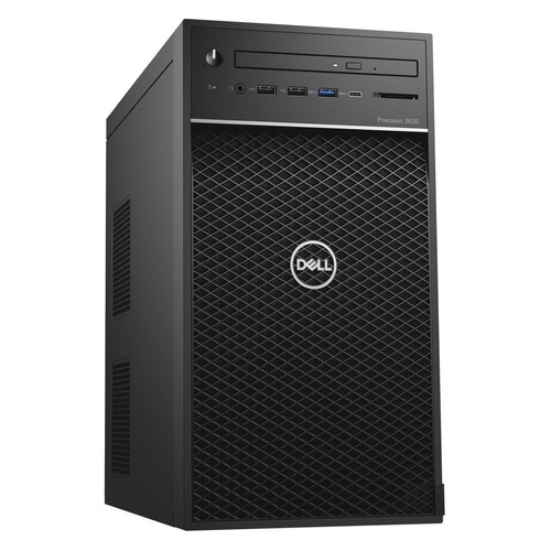 Рабочая станция DELL Precision 3630, Intel Core i7 9700, DDR4 16Гб, 512Гб(SSD), Intel UHD Graphics 630, DVD-RW, Windows 10 Professional, черный [3630-3882]