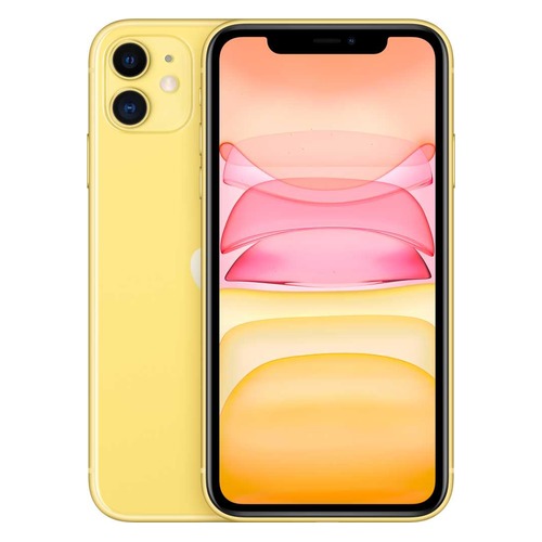 Смартфон APPLE iPhone 11 256Gb, MWMA2RU/A, желтый