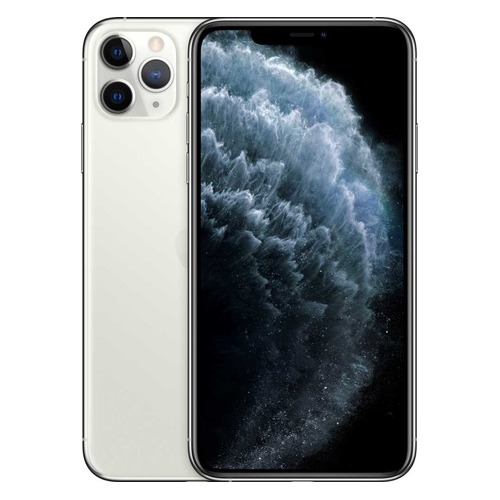 Смартфон APPLE iPhone 11 Pro Max 64Gb, MWHF2RU/A, серебристый