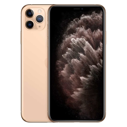 Смартфон APPLE iPhone 11 Pro Max 64Gb, MWHG2RU/A, золотистый