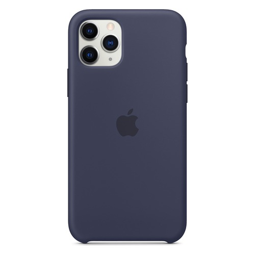 Чехол (клип-кейс) APPLE Silicone Case, для Apple iPhone 11 Pro, темно-синий [mwyj2zm/a]