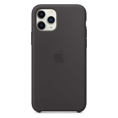 Чехол (клип-кейс) APPLE Silicone Case, для Apple iPhone 11 Pro Max, черный [mx002zm/a]