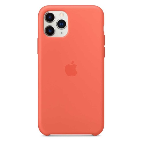 Чехол (клип-кейс) APPLE Silicone Case, для Apple iPhone 11 Pro Max, оранжевый [mx022zm/a]