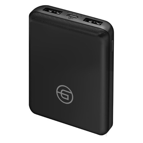 Внешний аккумулятор (Power Bank) GINZZU GB-3913B, 10000мAч, черный