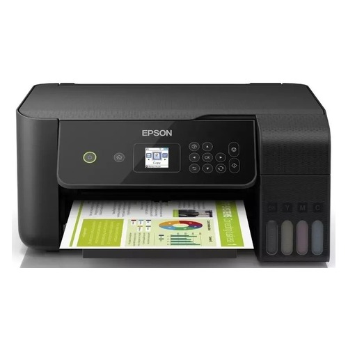 МФУ струйный EPSON L3160, A4, цветной, струйный, черный [c11ch42405]