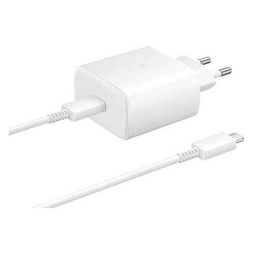 Сетевое зарядное устройство SAMSUNG EP-TA845, USB type-C, USB type-C, 3A, белый