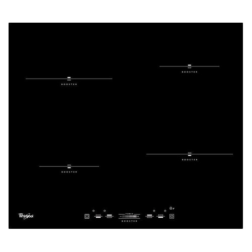 Индукционная варочная панель WHIRLPOOL ACM 836/BA, индукционная, независимая, черный