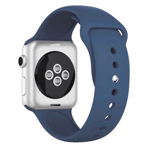 Ремешок DF iClassicband-01 для Apple Watch Series 3/4/5 синий (DF ICLASSICBAND-01 (BLUE))