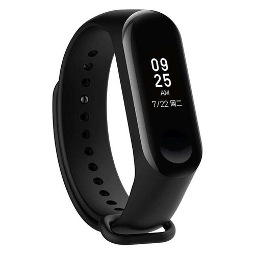 Ремешок DF xiClassicband-00 для Xiaomi Mi Band 3/4 черный (DF XICLASSICBAND-02 (BLACK))