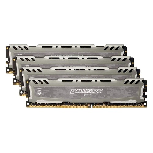 Модуль памяти CRUCIAL Ballistix Sport LT BLS4K8G4D240FSBK DDR4 - 4x 8Гб 2400, DIMM, Ret