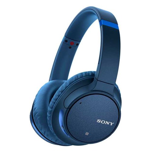Наушники с микрофоном SONY WH-CH700N, 3.5 мм/Bluetooth, накладные, синий [whch700nl.e]